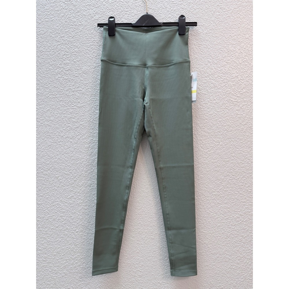 Zella Sz S Ribbed Leggings in dark sage green $69